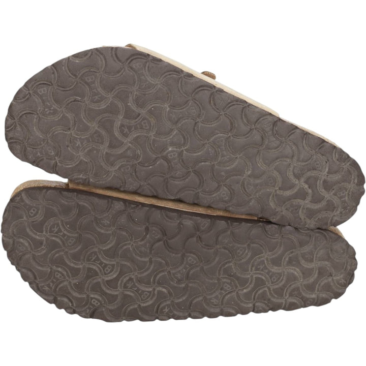Birkenstock Granada Comfort Sandals, Made in Germany, Size 40 Women's 25.0cm genuine leather beige type brown Vintage Second Hand