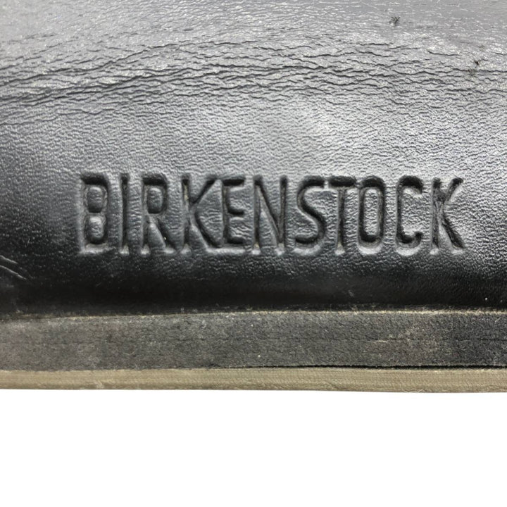 Birkenstock OSLO leather sandals, made in Germany, size 42. Men's 27.0cm unclear black type Vintage Second Hand