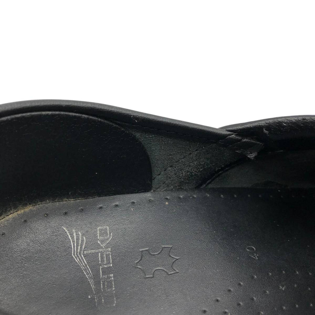 Dansko Professional Petrol Patent Clog Sandals, Made in Italy, Size 40 Men's 25.0cm genuine leather black type Vintage Second Hand