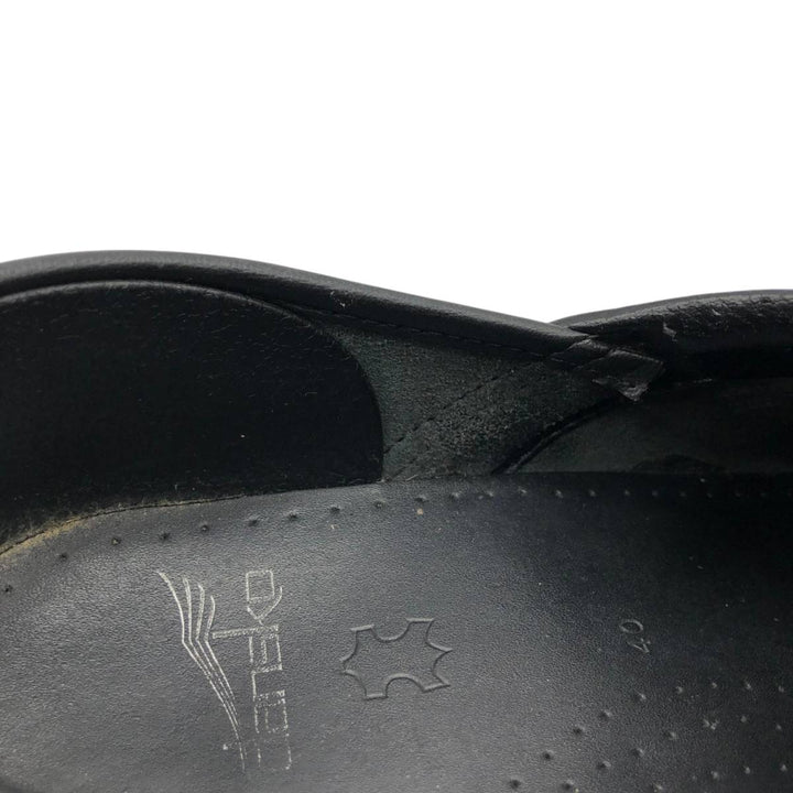 Dansko Professional Petrol Patent Clog Sandals, Made in Italy, Size 40 Men's 25.0cm genuine leather black type Vintage Second Hand