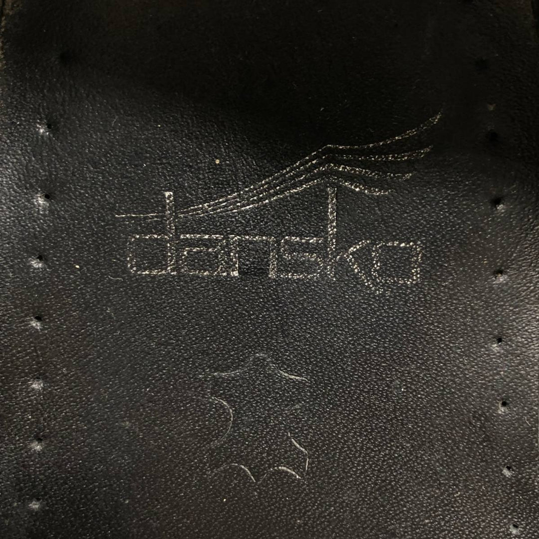 Dansko Professional Petrol Patent Clog Sandals, Made in Italy, Size 40 Men's 25.0cm genuine leather black type Vintage Second Hand
