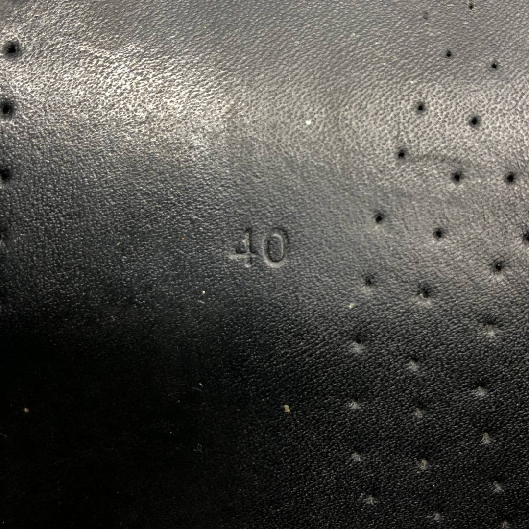 Dansko Professional Petrol Patent Clog Sandals, Made in Italy, Size 40 Men's 25.0cm genuine leather black type Vintage Second Hand