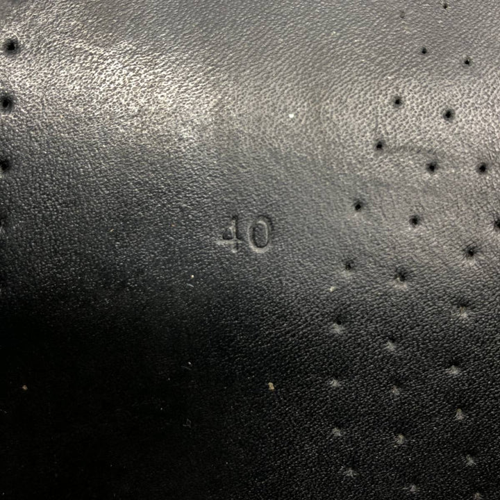 Dansko Professional Petrol Patent Clog Sandals, Made in Italy, Size 40 Men's 25.0cm genuine leather black type Vintage Second Hand
