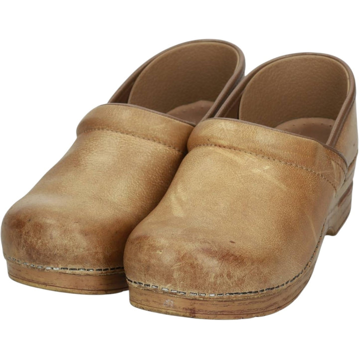 Dansko Professional Clog Sandals, Size 40 Men's 25.0cm genuine leather brown type Vintage Second Hand