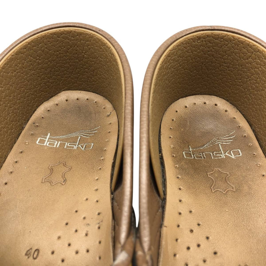 Dansko Professional Clog Sandals, Size 40 Men's 25.0cm genuine leather brown type Vintage Second Hand