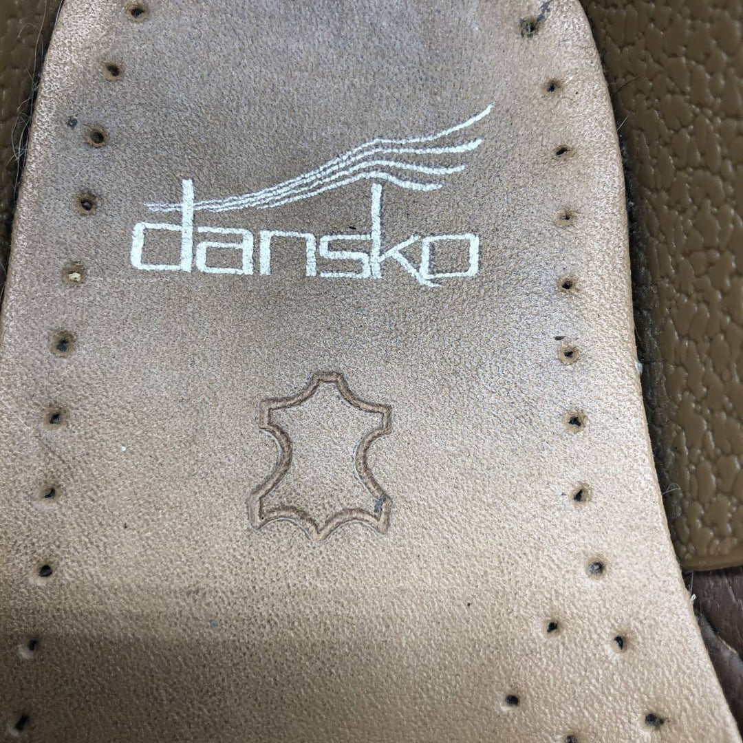 Dansko Professional Clog Sandals, Size 40 Men's 25.0cm genuine leather brown type Vintage Second Hand