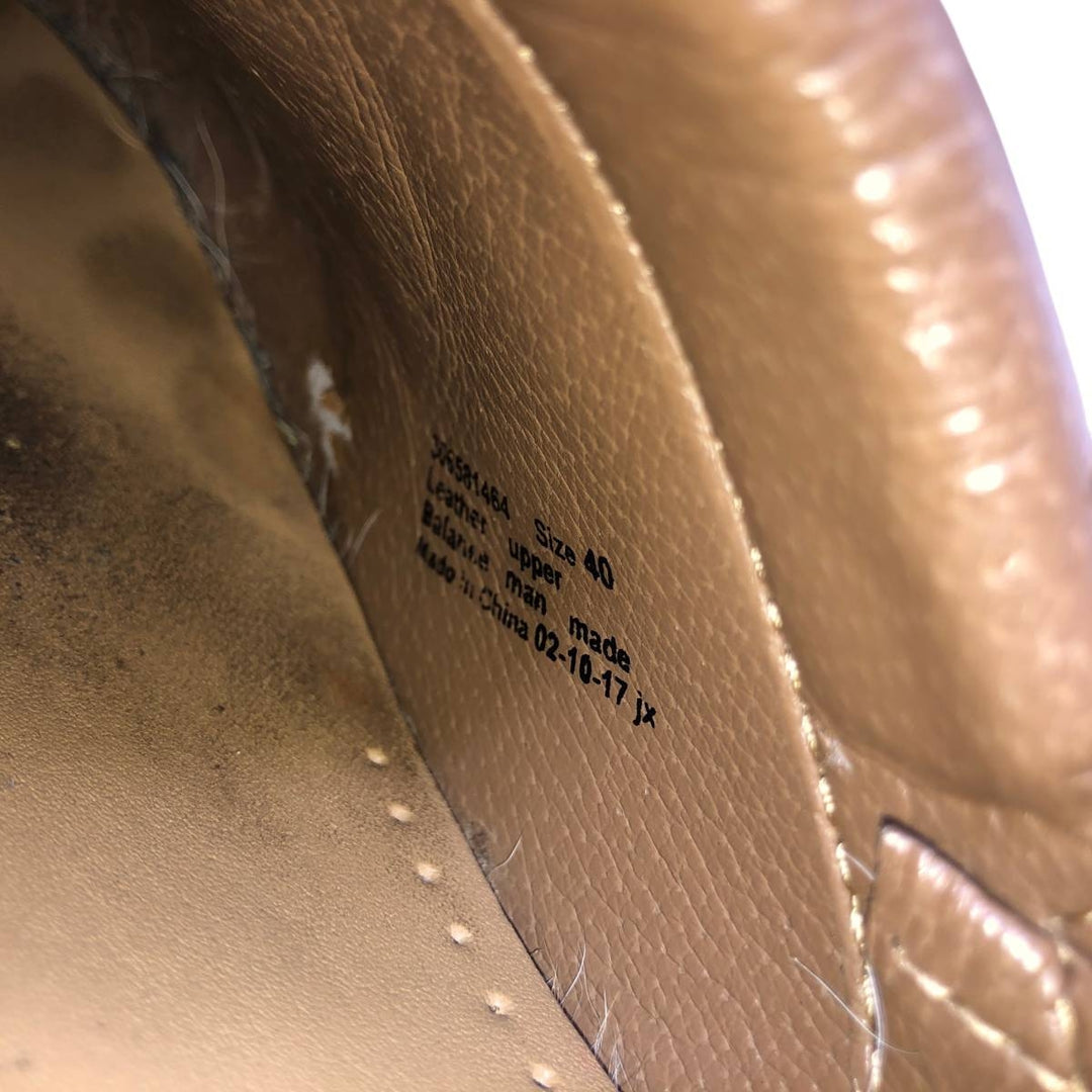 Dansko Professional Clog Sandals, Size 40 Men's 25.0cm genuine leather brown type Vintage Second Hand