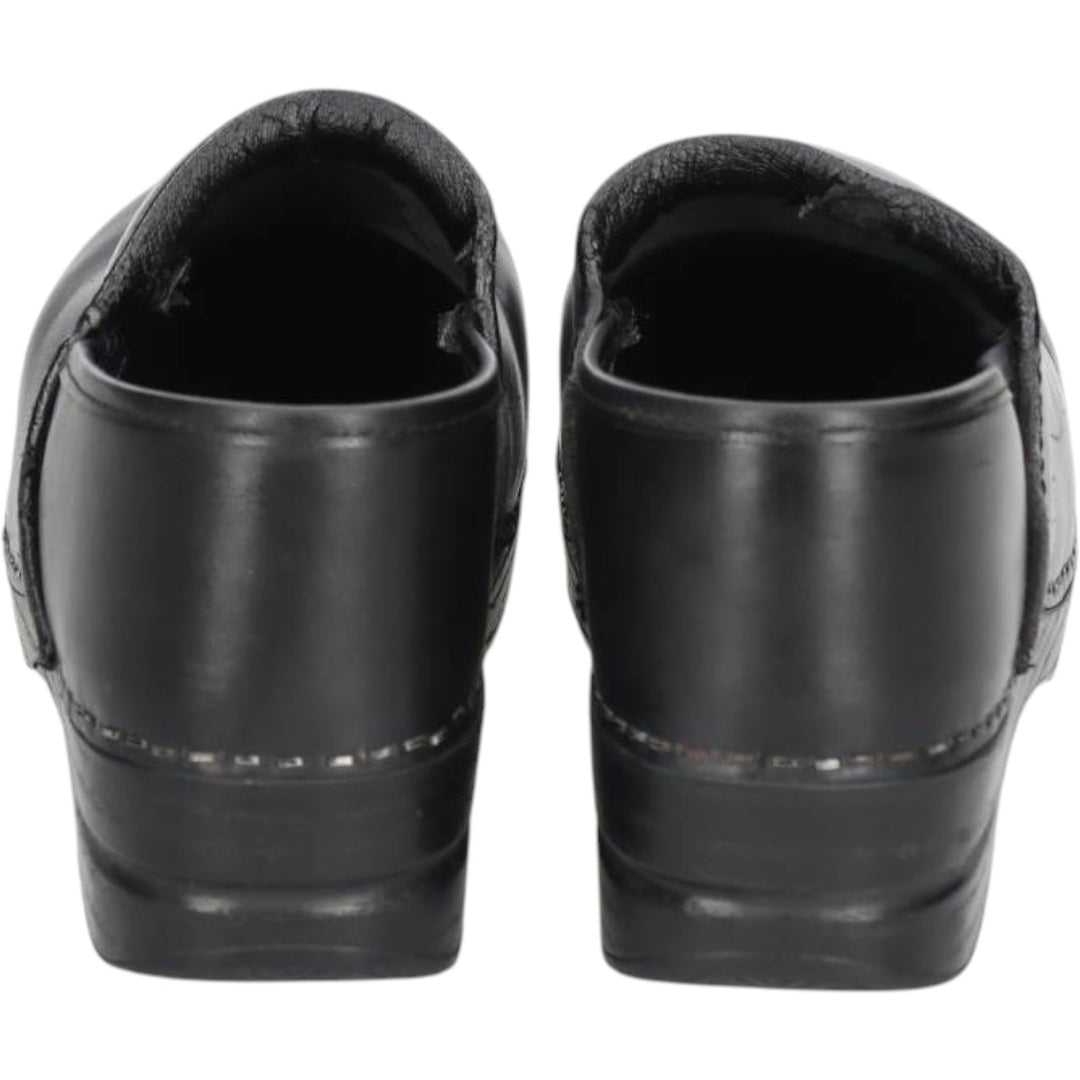 Dansko Professional Clog Sandals, Size 40 Women's 25.0cm genuine leather black type Vintage Second Hand