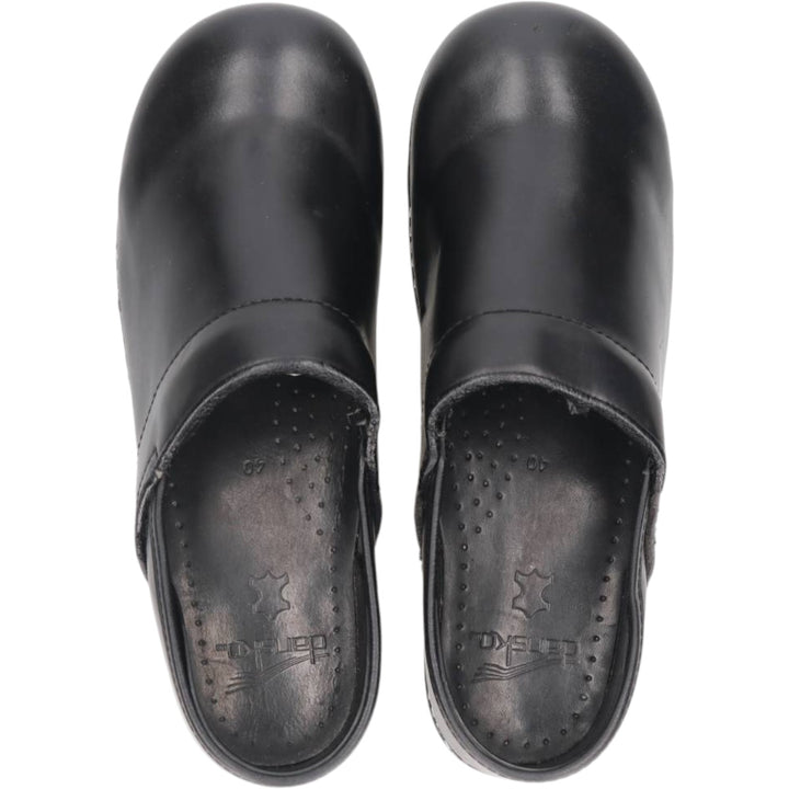 Dansko Professional Clog Sandals, Size 40 Women's 25.0cm genuine leather black type Vintage Second Hand