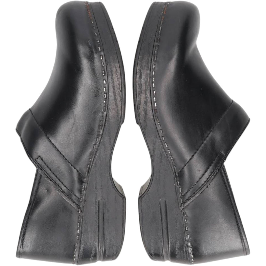 Dansko Professional Clog Sandals, Size 40 Women's 25.0cm genuine leather black type Vintage Second Hand