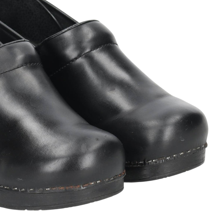 Dansko Professional Clog Sandals, Size 40 Women's 25.0cm genuine leather black type Vintage Second Hand