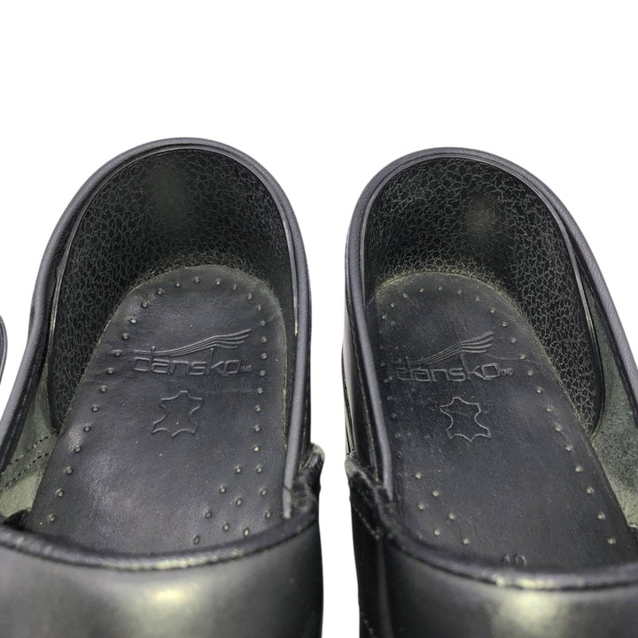 Dansko Professional Clog Sandals, Size 40 Women's 25.0cm genuine leather black type Vintage Second Hand