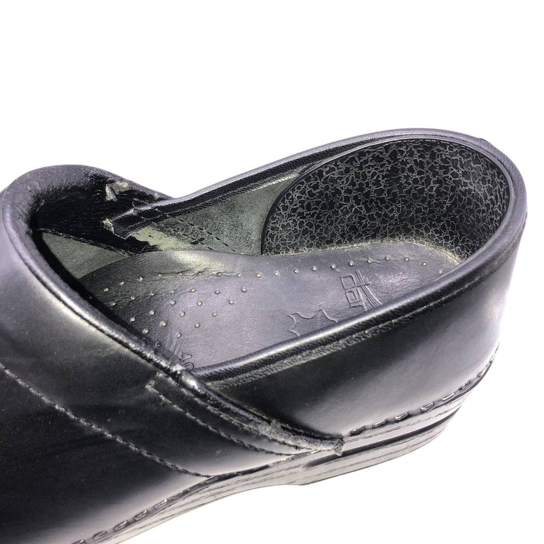 Dansko Professional Clog Sandals, Size 40 Women's 25.0cm genuine leather black type Vintage Second Hand