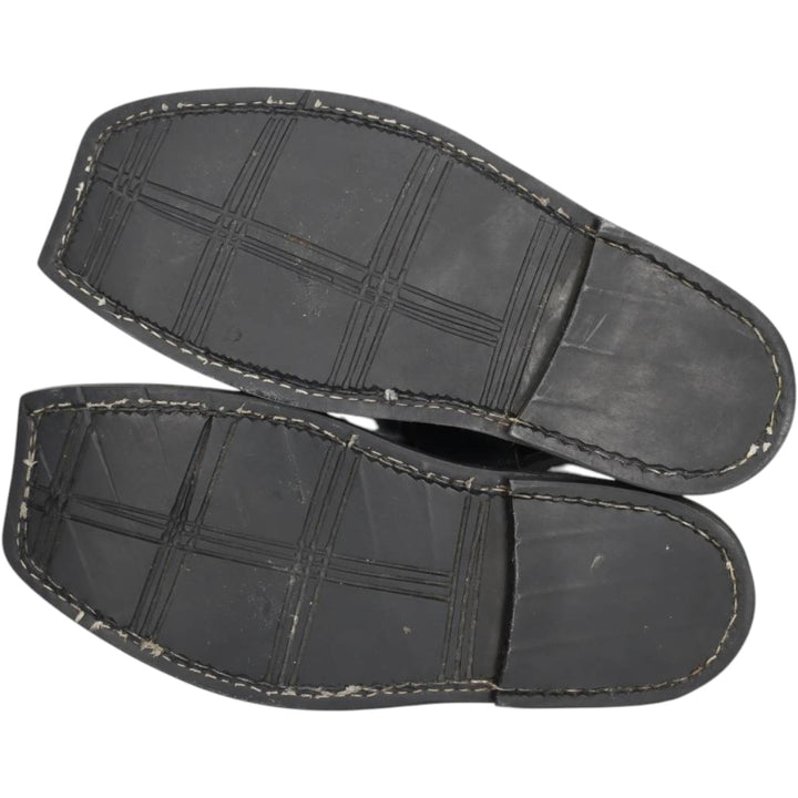 STYLE COLLECTION Square Toe Leather Sandals Men's 27.0cm unclear black type Vintage Second Hand