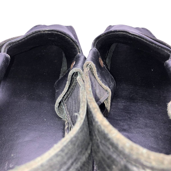 STYLE COLLECTION Square Toe Leather Sandals Men's 27.0cm unclear black type Vintage Second Hand