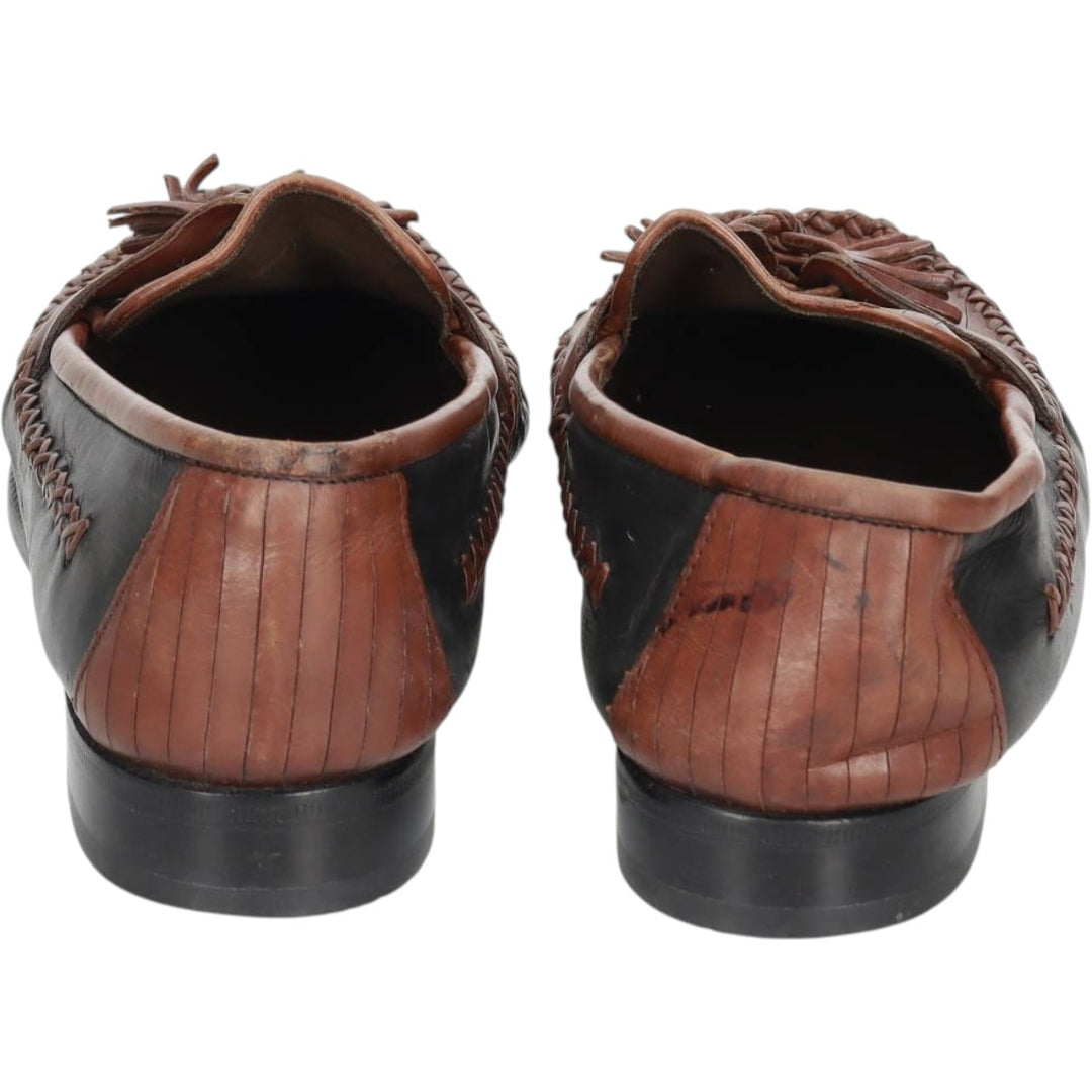 Cole Haan two-tone tassel loafers, size 7 1/2 B Women's 23.0cm unclear black type Vintage Second Hand