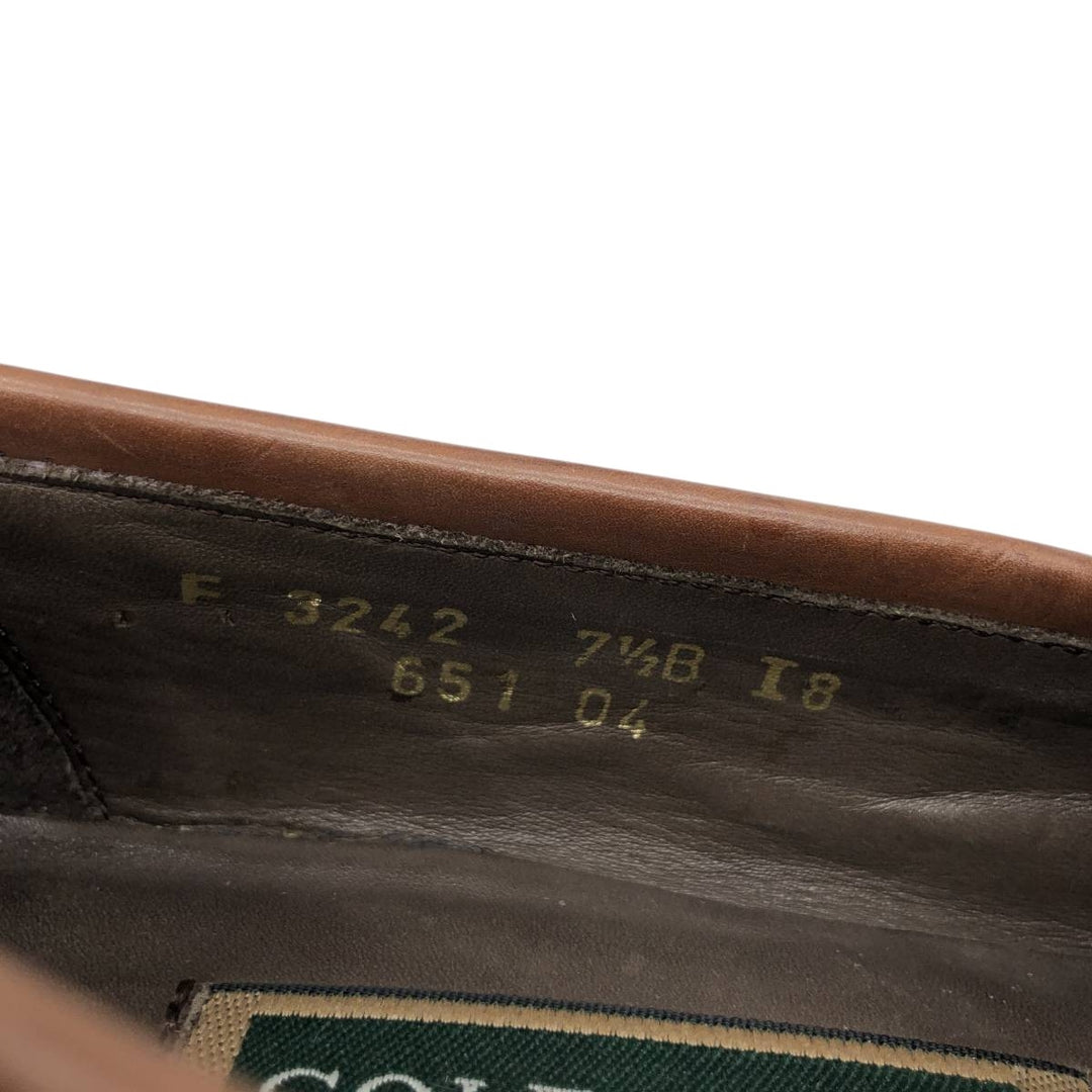 Cole Haan two-tone tassel loafers, size 7 1/2 B Women's 23.0cm unclear black type Vintage Second Hand