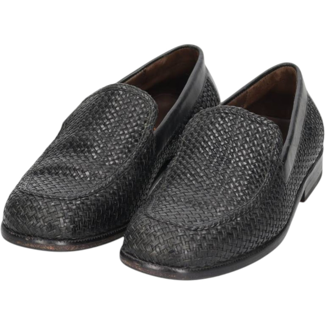 Cole Haan Country Braided Vamp Loafers, Size 6 B Women's 23.0cm unclear black type Vintage Second Hand