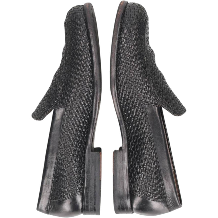 Cole Haan Country Braided Vamp Loafers, Size 6 B Women's 23.0cm unclear black type Vintage Second Hand