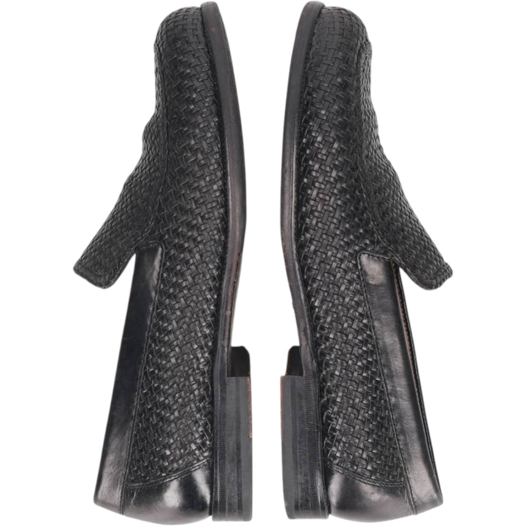 Cole Haan Country Braided Vamp Loafers, Size 6 B Women's 23.0cm unclear black type Vintage Second Hand