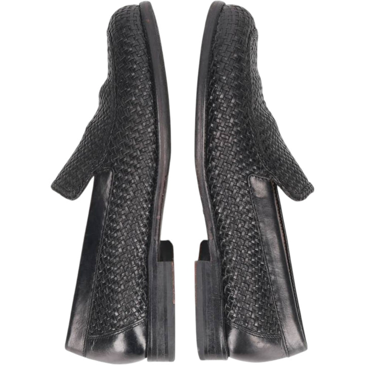 Cole Haan Country Braided Vamp Loafers, Size 6 B Women's 23.0cm unclear black type Vintage Second Hand