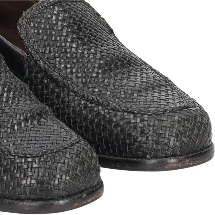 Cole Haan Country Braided Vamp Loafers, Size 6 B Women's 23.0cm unclear black type Vintage Second Hand