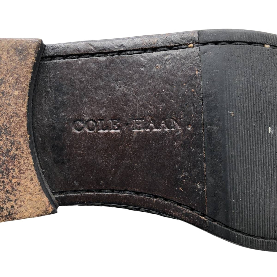 Cole Haan Country Braided Vamp Loafers, Size 6 B Women's 23.0cm unclear black type Vintage Second Hand