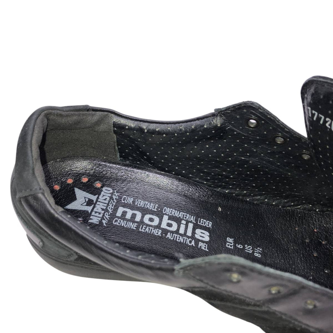 MEPHISTO MOBILS Comfort Shoes, Size 8 1/2 Women's 25.5cm genuine leather black type Vintage Second Hand