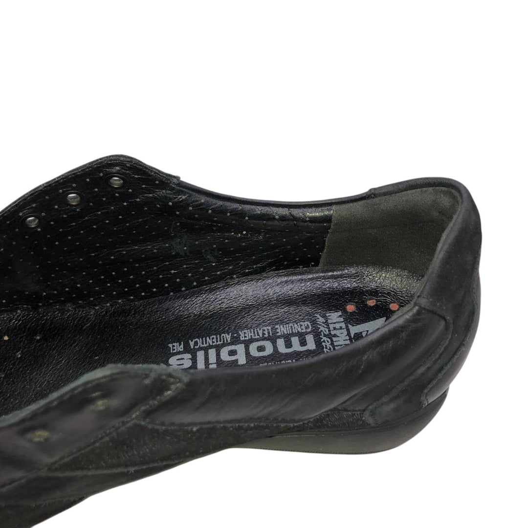 MEPHISTO MOBILS Comfort Shoes, Size 8 1/2 Women's 25.5cm genuine leather black type Vintage Second Hand