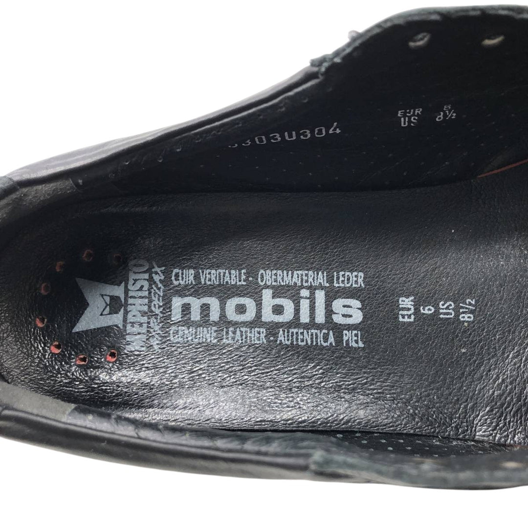 MEPHISTO MOBILS Comfort Shoes, Size 8 1/2 Women's 25.5cm genuine leather black type Vintage Second Hand