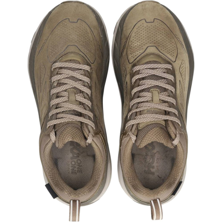 HOKA ONE ONE CHALLENGER LOW GTX WIDE GORE-TEX sneakers, size 6 Women's 23.0cm unclear Khaki type Vintage Second Hand