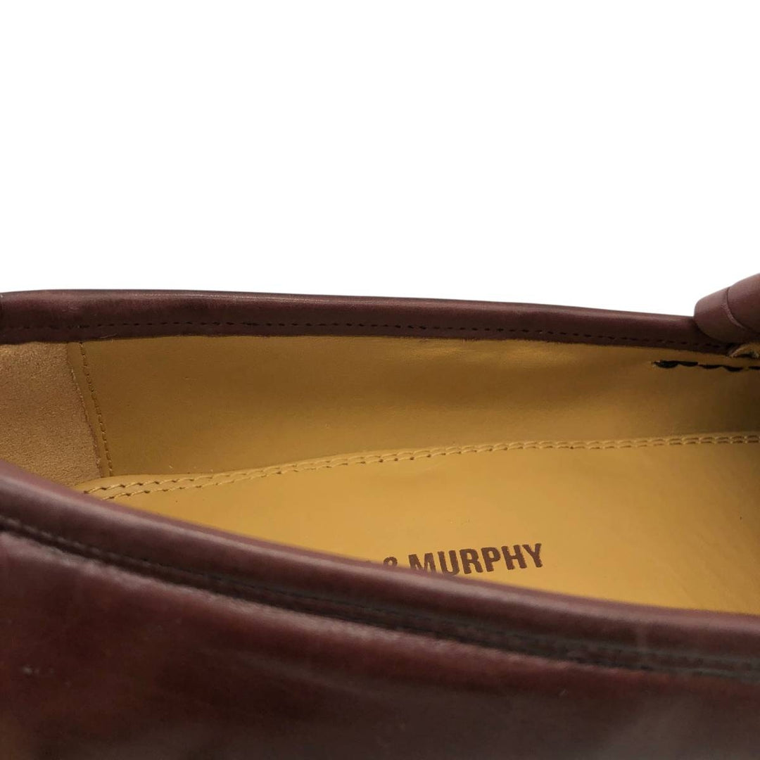 Johnston & Murphy quilted tassel loafers, men's size 10.6 inches (approx.) /saa016020 Men's 27.0cm genuine leather red type reddish brown Vintage Second Hand