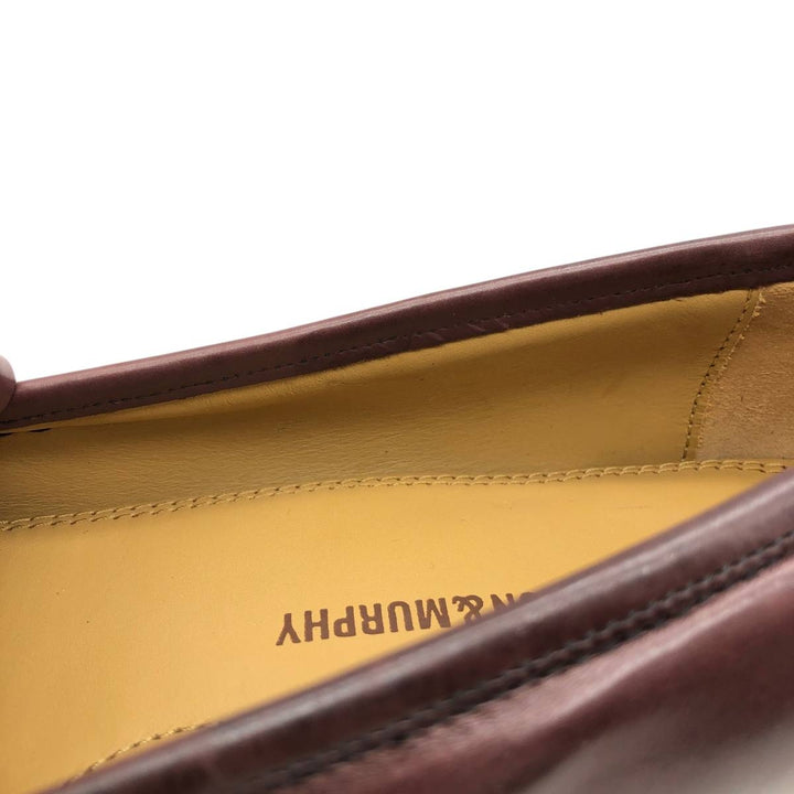 Johnston & Murphy quilted tassel loafers, men's size 10.6 inches (approx.) /saa016020 Men's 27.0cm genuine leather red type reddish brown Vintage Second Hand