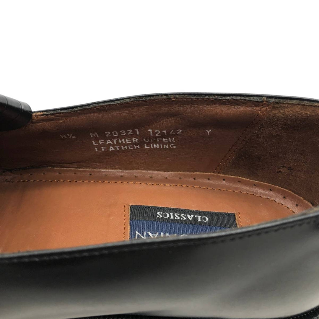 Bostonian CLASSICS Quilted Tassel Loafers, Size 9 1/2 Men's 27.5cm genuine leather black type Vintage Second Hand