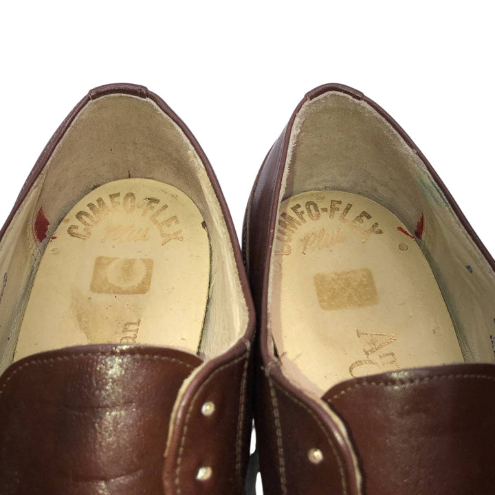 American Gentleman U-tip shoes, made in USA, size 8D Men's 26.0cm genuine leather bordeaux Vintage Second Hand