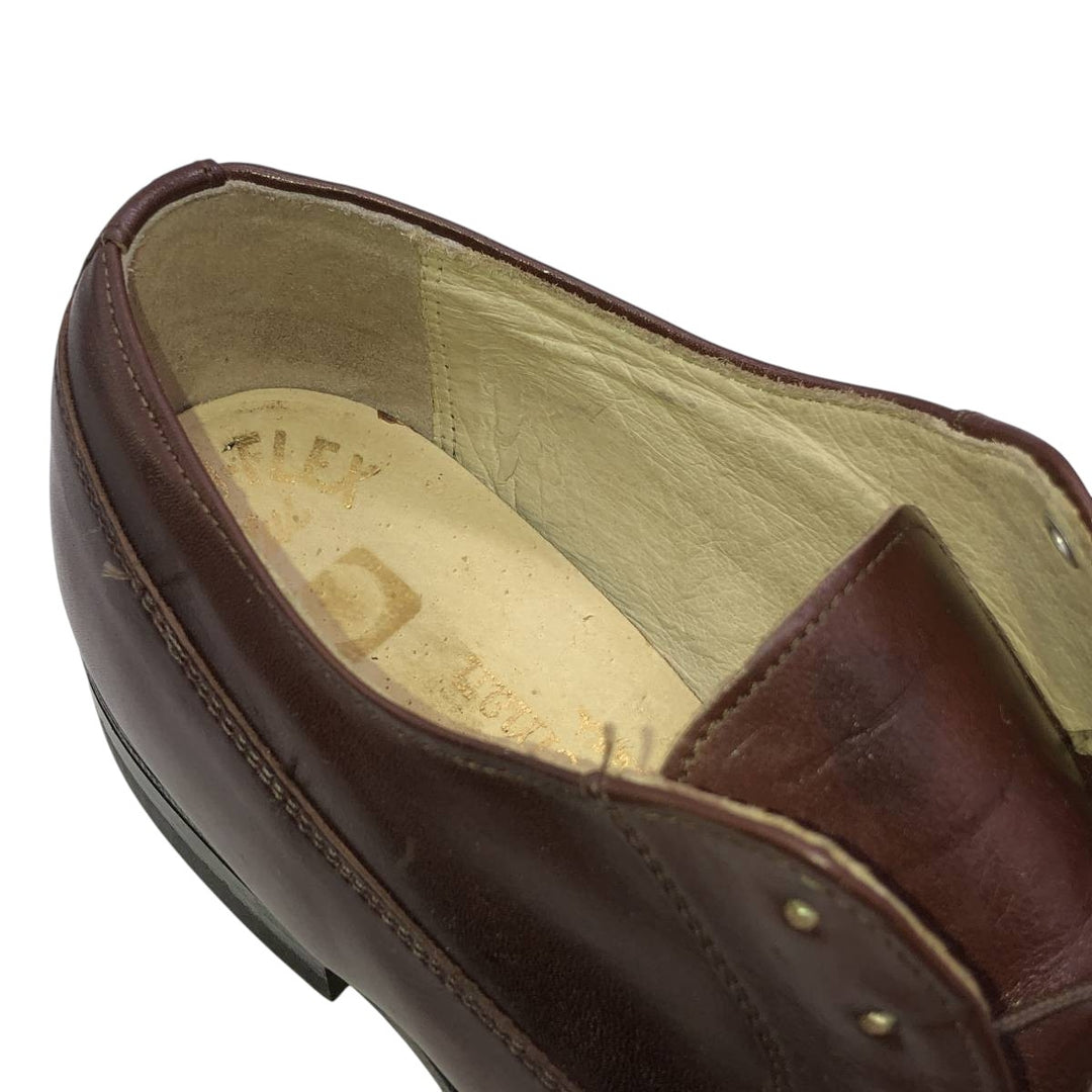 American Gentleman U-tip shoes, made in USA, size 8D Men's 26.0cm genuine leather bordeaux Vintage Second Hand