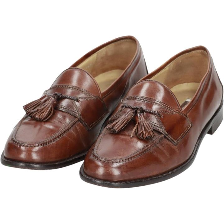 Johnston & Murphy tassel loafers, made in Italy. Men's 27.5cm unclear brown type Vintage Second Hand