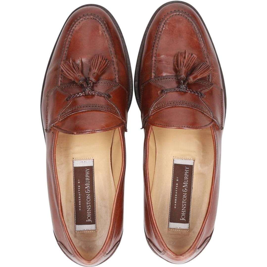 Johnston & Murphy tassel loafers, made in Italy. Men's 27.5cm unclear brown type Vintage Second Hand