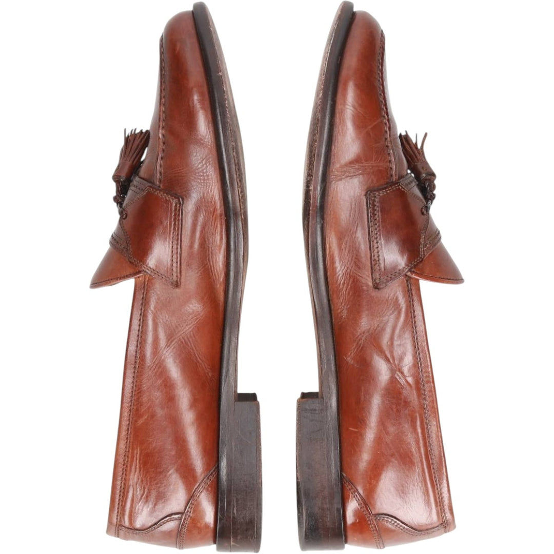 Johnston & Murphy tassel loafers, made in Italy. Men's 27.5cm unclear brown type Vintage Second Hand