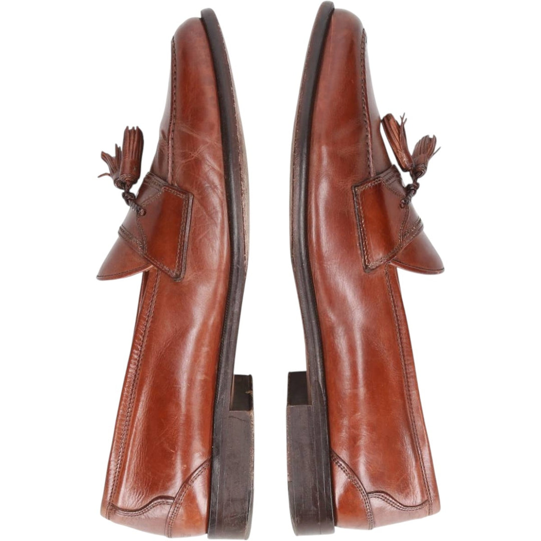 Johnston & Murphy tassel loafers, made in Italy. Men's 27.5cm unclear brown type Vintage Second Hand