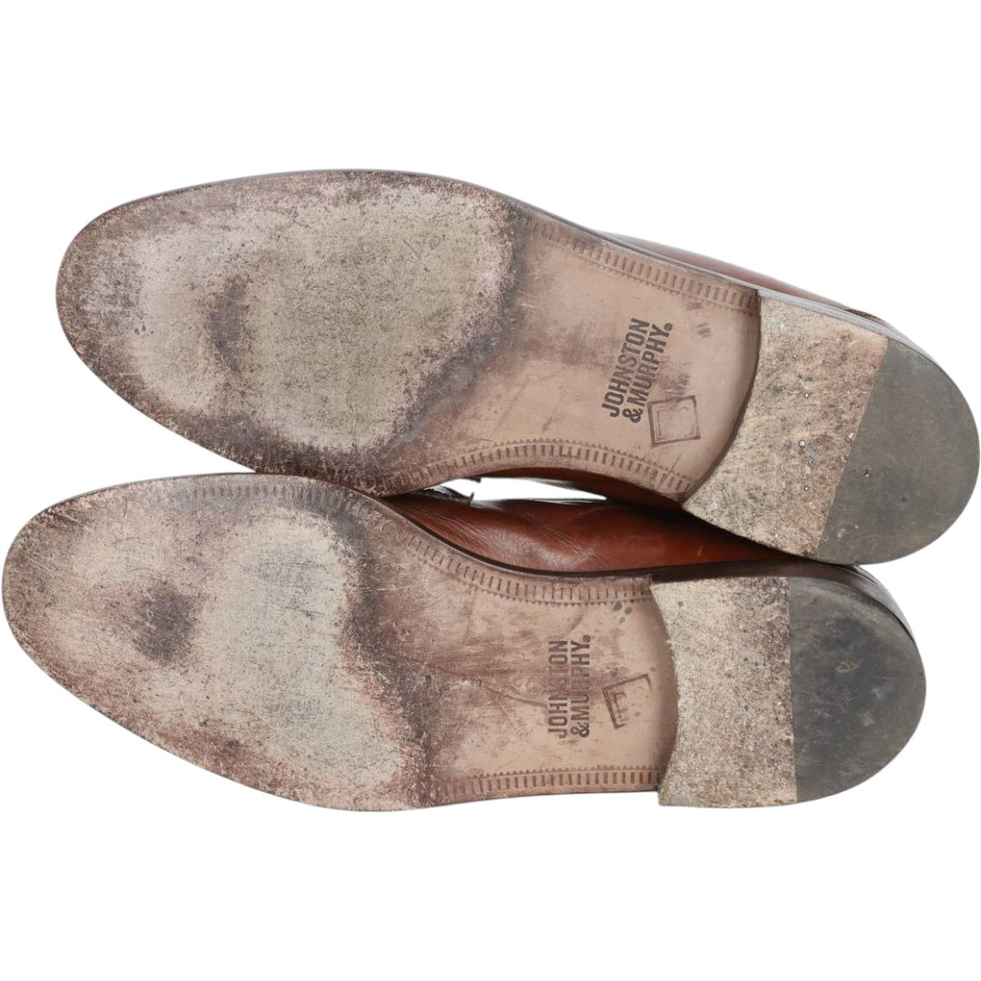 Johnston & Murphy tassel loafers, made in Italy. Men's 27.5cm unclear brown type Vintage Second Hand
