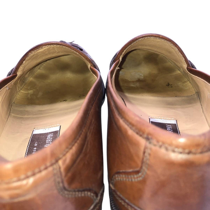 Johnston & Murphy tassel loafers, made in Italy. Men's 27.5cm unclear brown type Vintage Second Hand