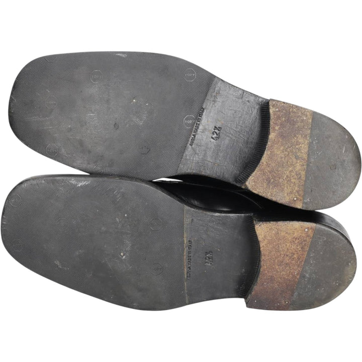 RICHARD TYLER Square Toe Plain Toe Shoes, Made in Italy, Size 42 1/2 Men's 28.0cm unclear black type Vintage Second Hand