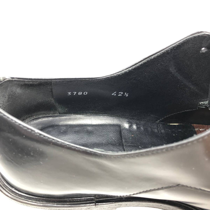 RICHARD TYLER Square Toe Plain Toe Shoes, Made in Italy, Size 42 1/2 Men's 28.0cm unclear black type Vintage Second Hand