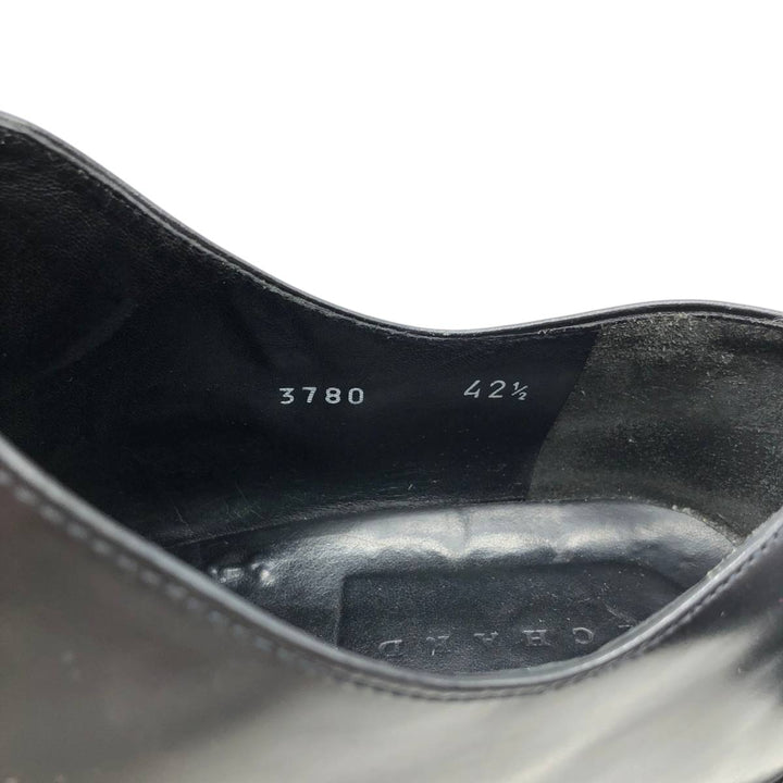 RICHARD TYLER Square Toe Plain Toe Shoes, Made in Italy, Size 42 1/2 Men's 28.0cm unclear black type Vintage Second Hand