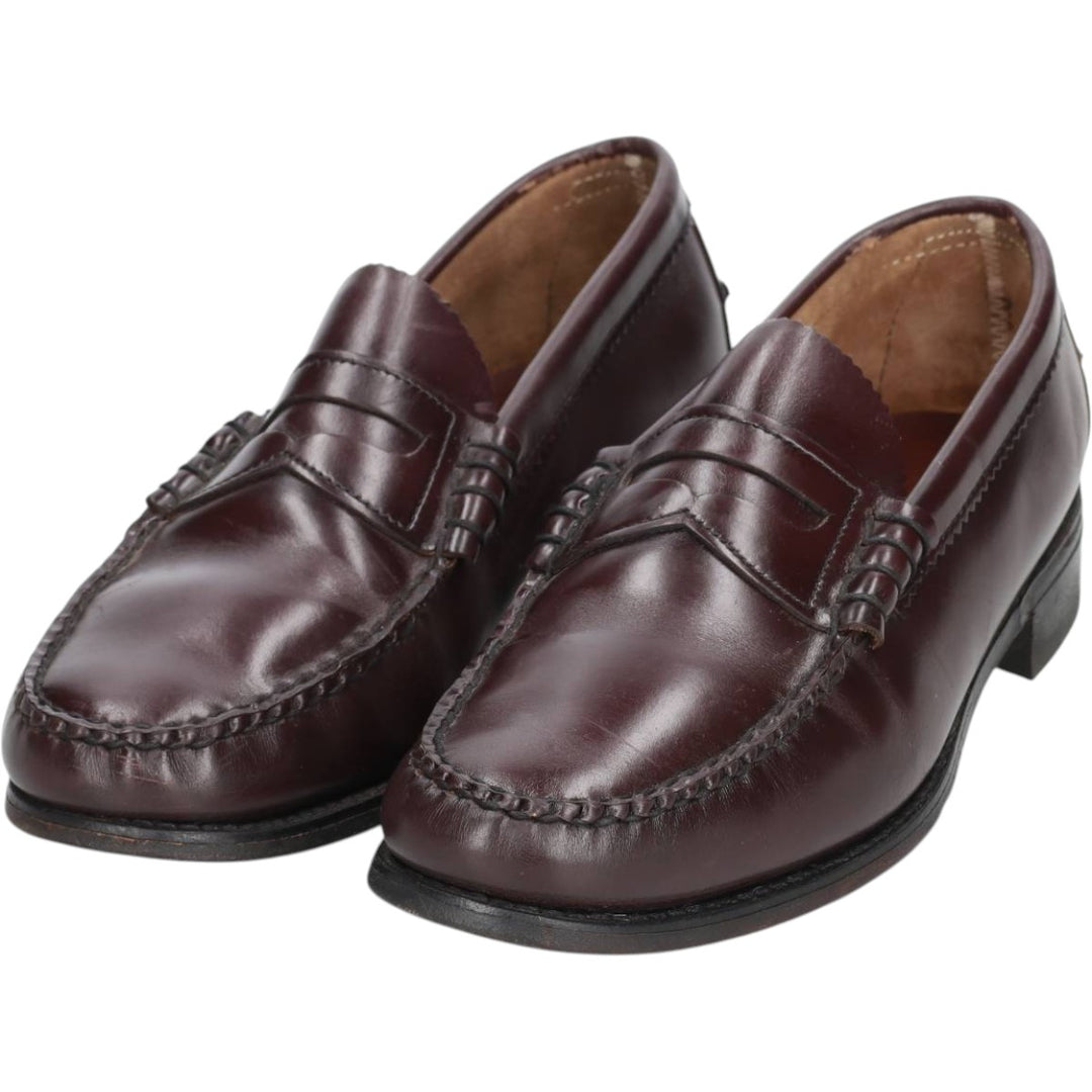 Dexter coin loafers, made in the USA, size 9 1/2EEE Men's 27.5cm unclear burgundy type Vintage Second Hand