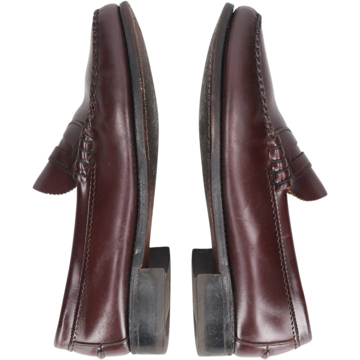 Dexter coin loafers, made in the USA, size 9 1/2EEE Men's 27.5cm unclear burgundy type Vintage Second Hand
