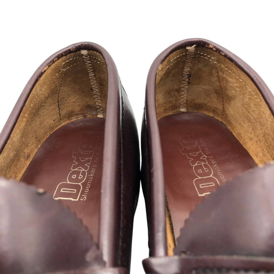 Dexter coin loafers, made in the USA, size 9 1/2EEE Men's 27.5cm unclear burgundy type Vintage Second Hand