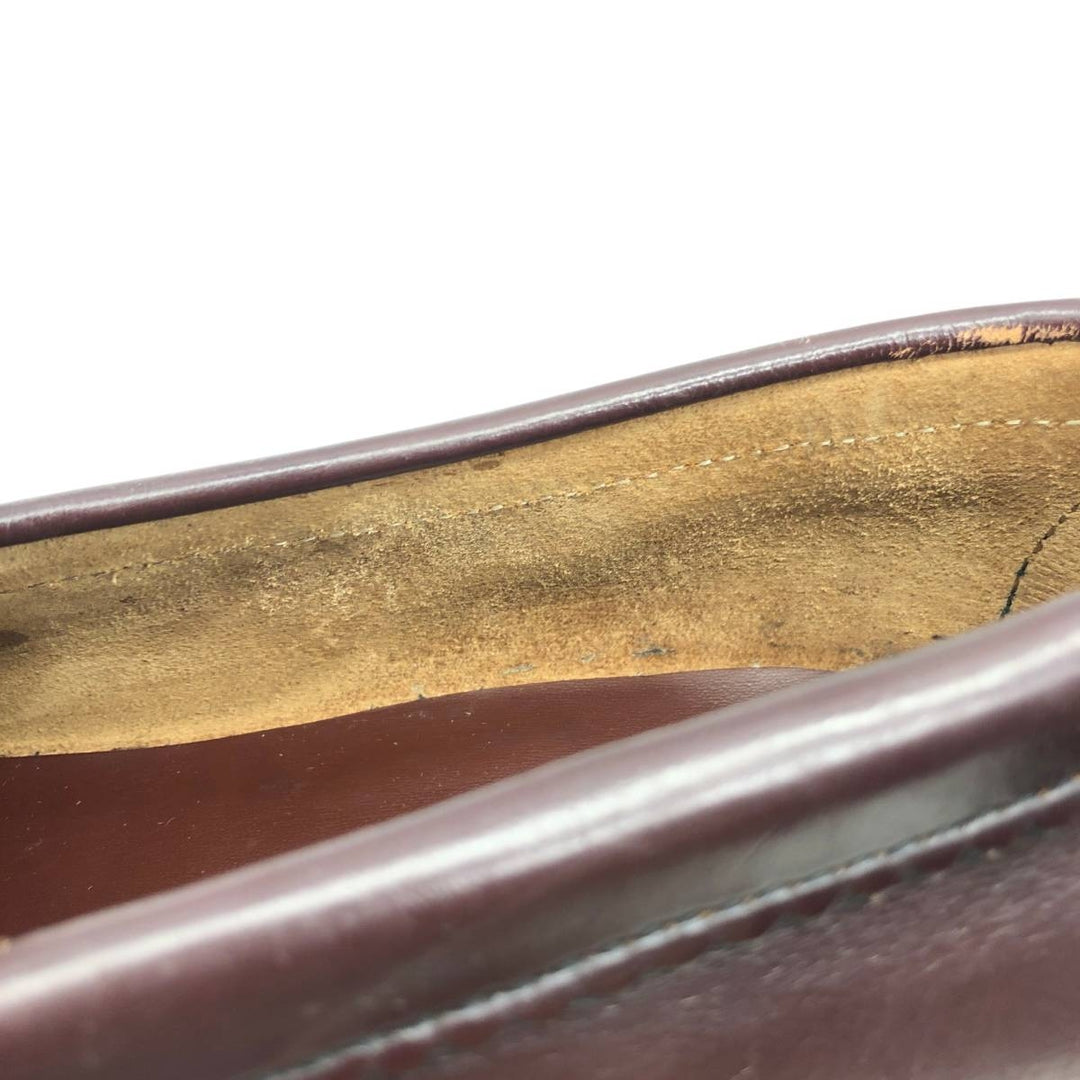Dexter coin loafers, made in the USA, size 9 1/2EEE Men's 27.5cm unclear burgundy type Vintage Second Hand