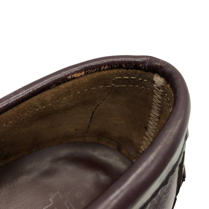 Dexter coin loafers, made in the USA, size 9 1/2EEE Men's 27.5cm unclear burgundy type Vintage Second Hand